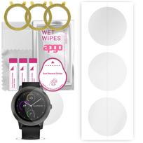 3x apgo Hidrogelio ekrano apsauga Garmin Vivoactive 3, Hidrogelio plėvelė, su pozicionavimo sluoksniu lengvam montavimui
