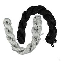 60 Meters 1mm Multicolor Nylon Braided Cord Thread Bracelet Supply