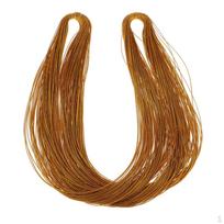 1mm/0.04inch Golden Cords Gift Wrap Dacron Cord for Box Package, Hanging Ornaments 328ft (no