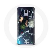 Case - Maniacase - Samsung Galaxy A6 2018 - Kakashi Naruto - Silicone - Soft juoda