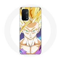Coque pour Oppo A74 5G Dragon Ball Manga Sangoku Visage énervé