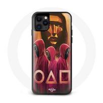 Maniacase case for Iphone 13 mini Squid Game movie juoda