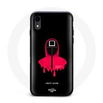 Coque Iphone X Squid Game face square