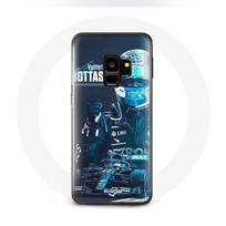 Coque pour Samsung Galaxy S9 Formule 1 Valtteri Bottas Pilote de F1 Noir juoda