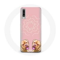 Coque pour Samsung Galaxy A70 Dogue de Bordeaux symétrique photo