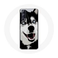 Coque Vivo Y72 Husky de Sibérie Yeux Bleus