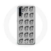 Coque pour Huawei P30 Statue fond gris pilka