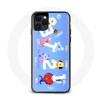 Coque pour Iphone 12 BTS Bangtan Sonyeondan BT21 Van Tata Chimmy Cooky Rj Koya Shooky Et Mang