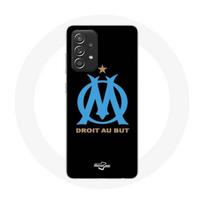 Dėklas - Olympique de Marseille - Galaxy A52 - Logotipas - Lankstus - Juodas juoda