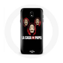 Coque pour Samsung Galaxy S5 La casa de papel Masque et Logo