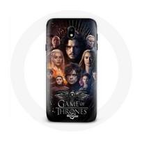 Coque pour Samsung Galaxy J7 2017 Game of Thrones Saison 8 Le Trône de Fer L'affiche de L'équipage L
