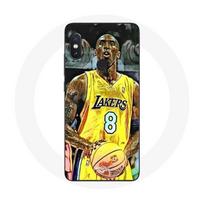 Case - NBA - Xiaomi Redmi Note 5 Pro - Kobe Bryant Dunk - Black - Rigid juoda