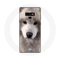 Coque pour Samsung Galaxy Note 9 Samoyède Gris Race de chiens