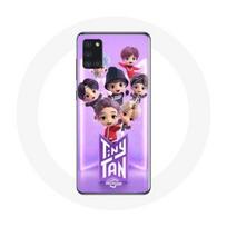 Coque pour Samsung Galaxy A21S BTS TinyTAN Animation Affiche RM Jin Suga J-Hope Jimin Jungkook Et V
