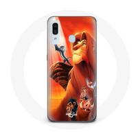 Coque pour Samsung Galaxy A20e Le Roi Lion Simba et Mufasa