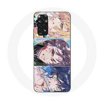 Coque pour Xiaomi Redmi Note 11 4G Tanjiro Inosuke et Zenitsu Demon Slayer Kimetsu no Yaiba Manga