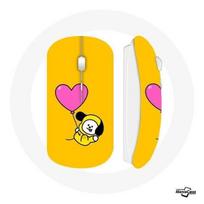 Souris Sans Fil BTS Bangtan Garçons BT21 Chimmy Jimin Fond Orange