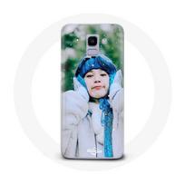 Coque pour Samsung Galaxy A6 2018 BTS Bangtan Sonyeondan Jimin neige Noël bleu