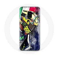 Coque pour Samsung Galaxy A8 Plus Valentino Rossi Pilote de vitesse champion