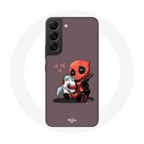 Coque pour Samsung Galaxy S22 DeadPool unicorn licorne