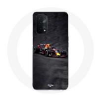 Coque pour Oppo A54 5G Formule 1 Max Verstappen F1 noir rouge et jaune juoda