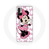 Coque pour Xiaomi Poco M3 Pro Minnie Mouse Dessin animé mignon rose rožinė