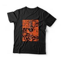 Anime Demon Slayer Shirt Kimetsu No Yaiba Tshirt Tanjiro And Nezuko Unisex T-Shirt XXXXL black