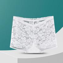6 vnt. Nėriniai Seksualūs gėlėti apatiniai moteriški permatomi kelnaitės Žemo aukščio siuvinėti kelnaitės Boksas F(40-60KG) bordinė