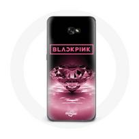 Coque - Maniacase - Samsung Galaxy A5 2016 - Noir - Logo Blackpink Kpop - Souple rožinė