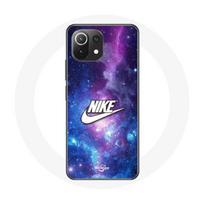 Case - Nike - Xiaomi Mi 11 Lite - Soft - Logo - White Space Colored balta
