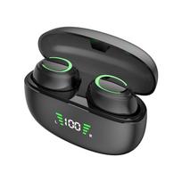 Naujos belaidės „Bluetooth“ ausinės „Tws Mini Digital Display“ Itin ilgas baterijos veikimo laikas „Sports 5.3“ juoda