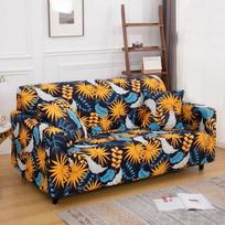 Elastingas sofos užvalkalas svetainei 1/2/3/4 vietų L formos kampinės sofos užvalkalai tampus užvalkalas sofos fotelio apsauga S (90-140cm) 1 pc gray