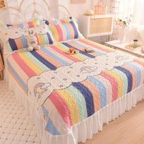 Princesės stiliaus korėjietiškos versijos lovos užvalkalas, neslystantis, pastorintas lovos užvalkalas Tatami lovos užvalkalas, plaunamas lovos užvalkalas ištisus metus Only pillowcases*2