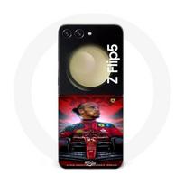 Coque Samsung Galaxy Z Flip5 Lewis Hamilton Ferrari officiel