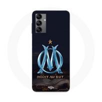 Case - Maniacase - Samsung Galaxy A04s - OM logo blue and gold - Soft - Silicone protection juoda
