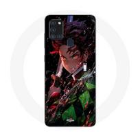 Coque Maniacase pour Samsung Galaxy A21s Demon Slayer Tanjiro Kamado énervé manga anime