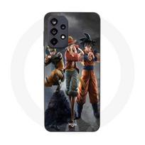 Coque Maniacase pour Samsung Galaxy A23 5G Sangoku naruto Luffy one piece Dragon Ball z 3D Anime manga