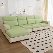 Elastingas Ledo Šilko Vasaros Vėsus Sofos Užvalkalas Neslystantis Paprastas Modernus Sofos Užvalkalas Visapusiškas Universalus Užvalkalas 65-85cm*65-85cm*5-20cm gray