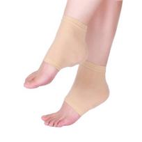 1 Pair Shockproof Anti-slip Foot Heels Socks Breathable Elastic Sweat Absorbent Silicone Anti-Crack Moisturizing Shoes abrikosas