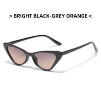 New Outdoor Goggles Fashion Vintage Cat Eye Sunglasses Women Small Frame Sunglasses Trendy Streetwear Uv400 Protection Eyewear gray