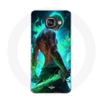 Coque Maniacase pour Samsung Galaxy A5 2016 One piece Zoro 3D Manga anime Fanart