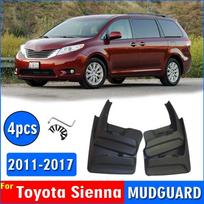 2011-2017 FOR Toyota Sienna Purvasargis Sparnas Purvasaugiai Apsaugos Purvasaugiai Automobilių Aksesuarai Auto Styline Priekiniai Galiniai 4 vnt. gray