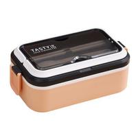 1 rinkinys 700/1400ml Bento Box tinklelio dizainas Vieno/dviejų sluoksnių vandens pripildyta šildoma priešpiečių dėžutė Single Layer rožinė