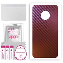 apgo odos lipduko plėvelė folija vinilas GALINEI pusei suderinamas su Motorola Moto G5 Plus, atsparus įbrėžimams, lengvai montuojamas - Carbon Chameleon CAKA5