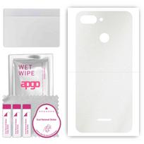 apgo apsauginė lipdukas-plėvelė nugarai, suderinama su Xiaomi Redmi 6, Apvyniojimo plėvelė, Folija, Vinilas - Raštas Matinis Skaidrus