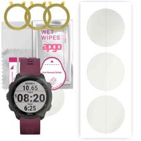 3x apgo Hidrogelio matinis ekrano apsauginis stiklas Garmin forerunner 245, Hidrogelio plėvelė, Lankstus, Minkštas TPU su pozicionavimo sluoksniu, lengvas montavimas