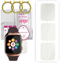 3x apgo Hydrogel Matte Screen Protector for MyKronoz ZeSplash 2, Hydrogel Film, Flexible, Soft TPU with positioning layer easy installation