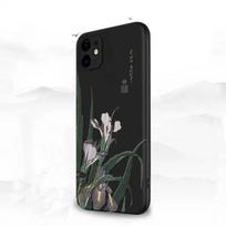 For Funda iphone 15 14 12 11 13 Pro 14Pro 15Pro Max mini X XR XS Max 7 8 6s 6 s 14 Plus SE   Case 3D Art Phone Cover iPhone 12 black