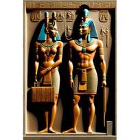 Egipto reljefas faraonų kapuose Spaudiniai Plakatas Drobės Tapyba Modernus Sienų Menas Paveikslas Svetainė Miegamasis Namų Dekoravimas 21x30cm No Framed