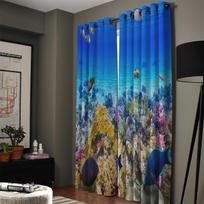 Mid Century Abstract Geometric Classic Windows Curtains Living Room Bedroom Kitchen Curtains For Children Drapes 135W x 60H(cm)